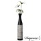 Handcrafted Black and White Waterproof Ceramic Floor Vase - Neat Classic Bottle Shaped Vase, Freestanding Design, Perfect for Tall Floral Arrangements